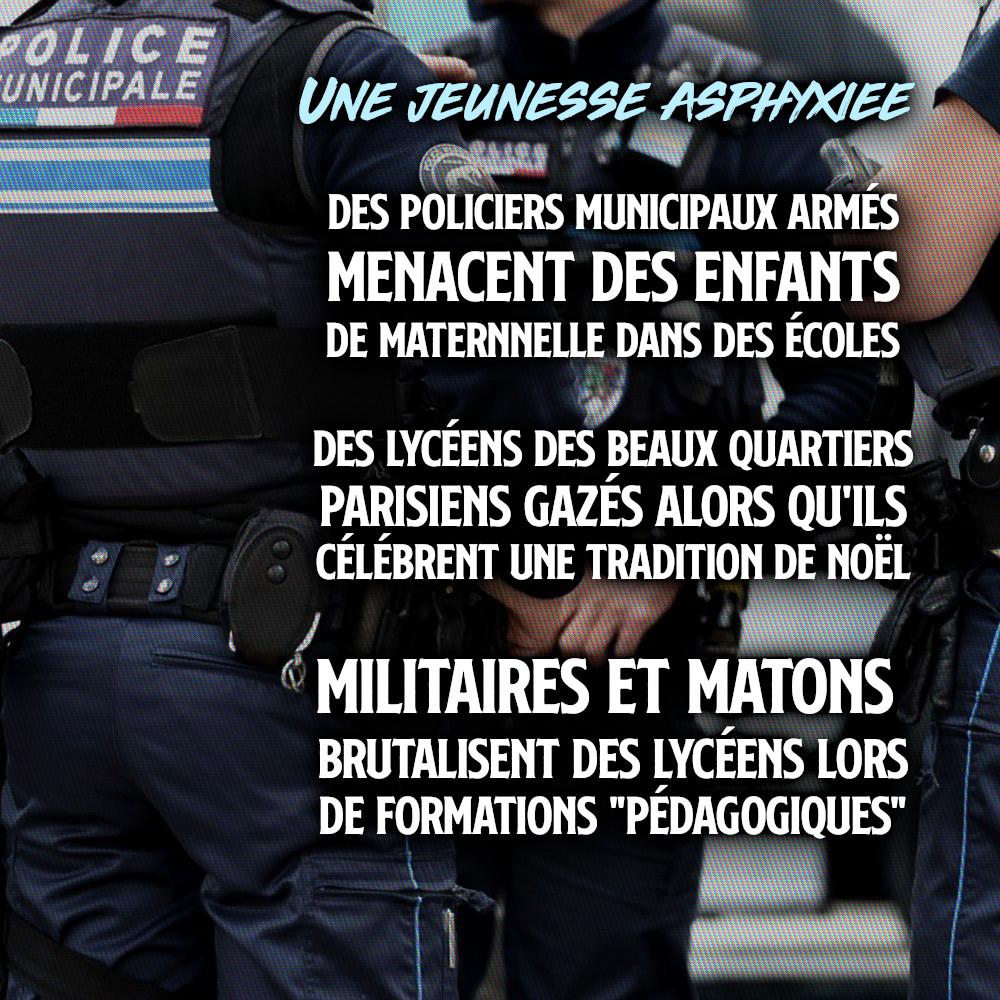 Un régime autoritaire est déjà en place en France, et la jeunesse le subit dans sa chair au quotidien.