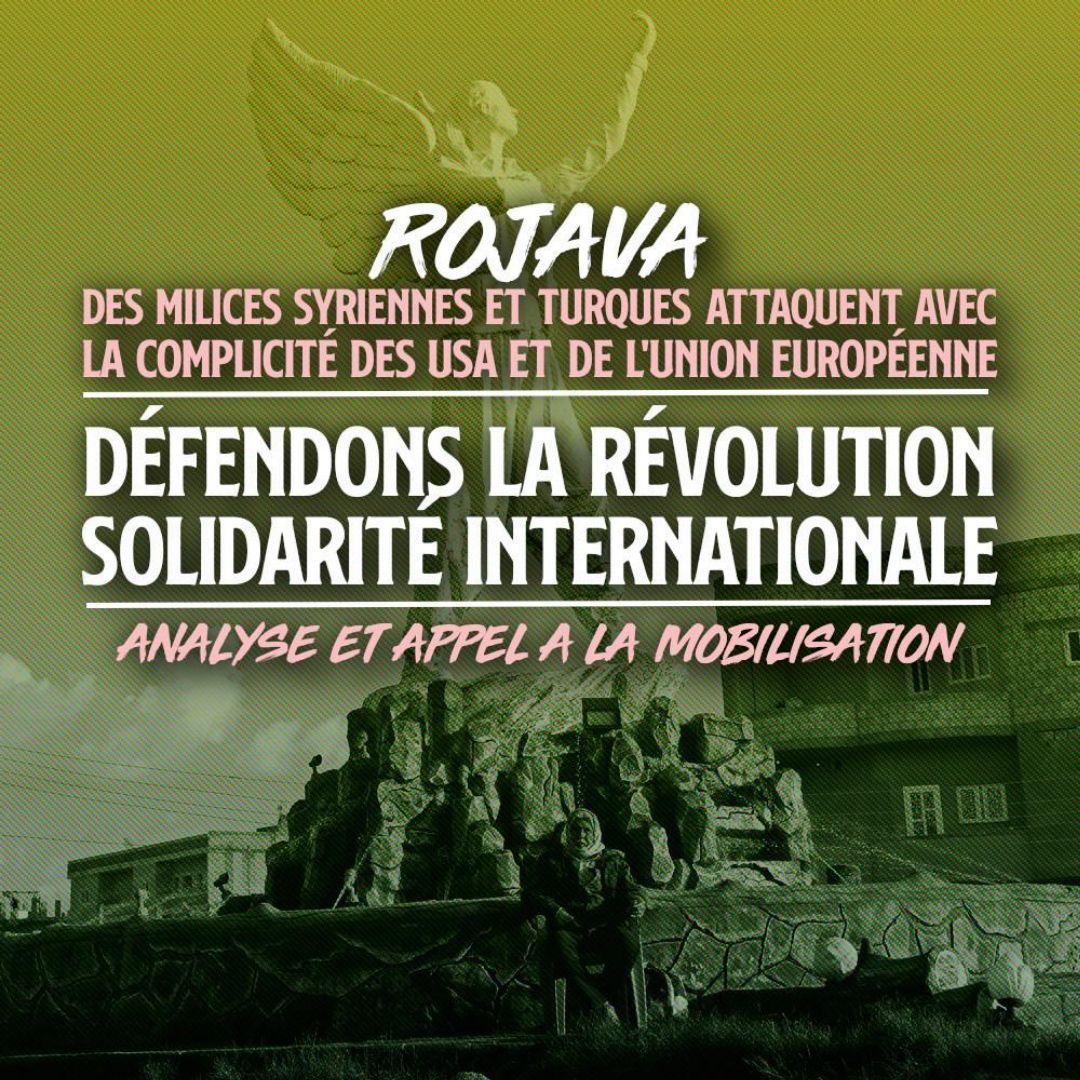 Le Rojava est attaqué, des manifestations dès aujourd'hui