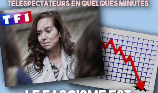 Sarah Knafo, la fasciste qui fait baisser les audiences de TF1.