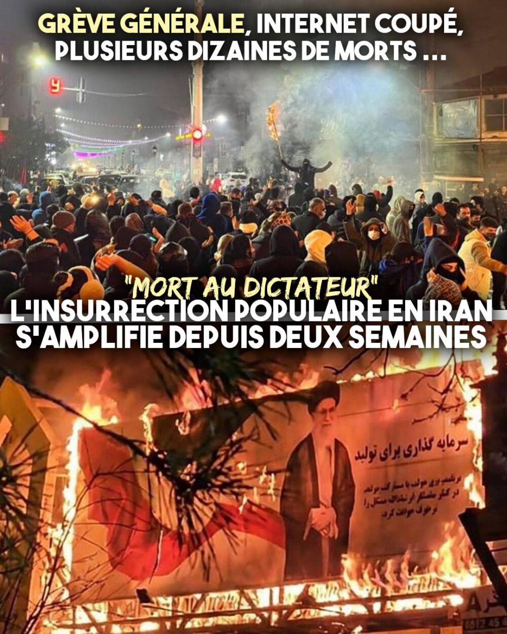 En Iran, l'insurrection combat le régime des Mollah