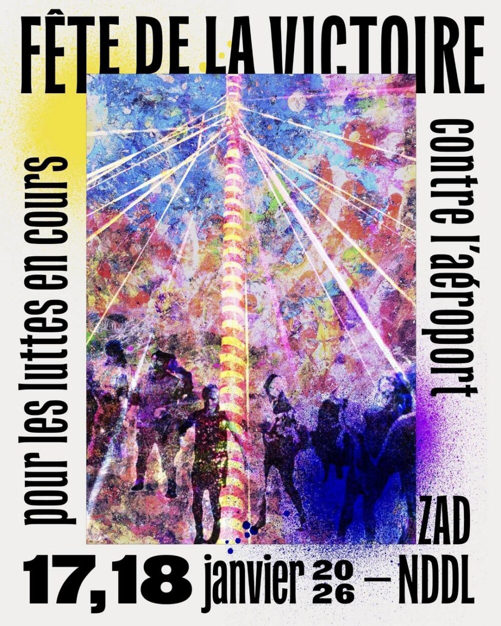 L'affiche de la fête de la victoire : c'est ce week-end dans le bocage de Notre-Dame-des-Landes !