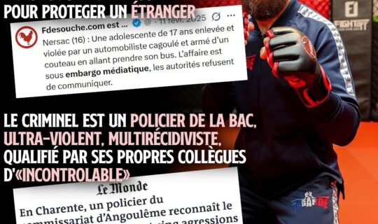 Le policier d'Angoulême qui a kidnappé et violé une jeune femme était instructeur et était passé par la BAC. Considéré comme violent, même pour les flics, il pose ici en tenue de combat .