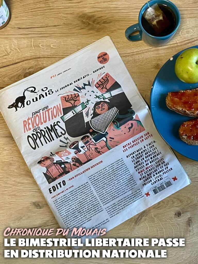 Au petit déjeuner, rien de tel que la lecture du journal Mouais avant d'aller révolutionner le monde.