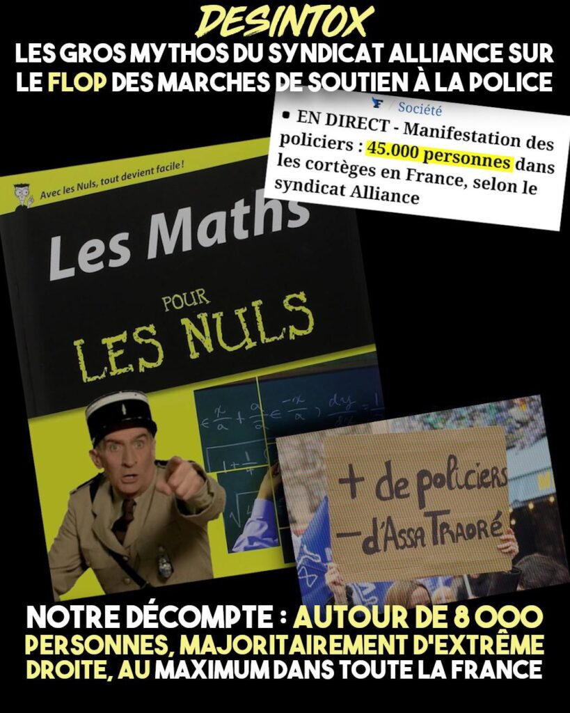 Samedi 31 janvier, le syndicat d'extrême droite Alliance a appelé à des «marches citoyennes» pour «soutenir la police»