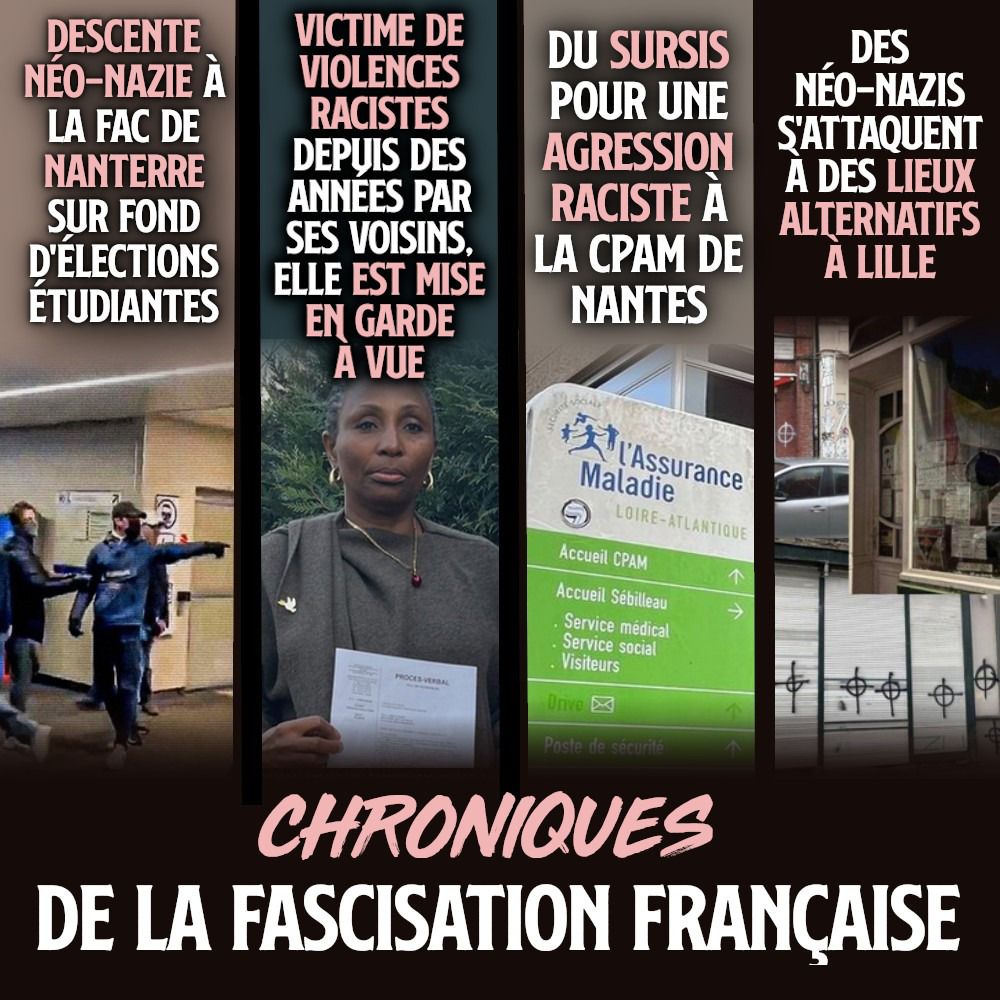 Quatre attaques fascistes et racistes qui auraient dû faire les gros titres.