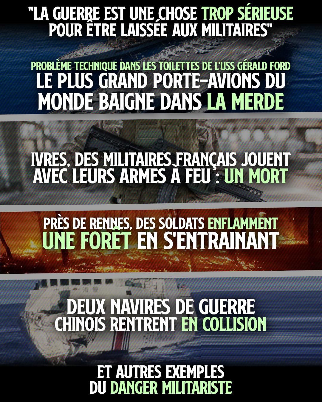 La guerre est une chose trop sérieuse pour être laissée aux militaires