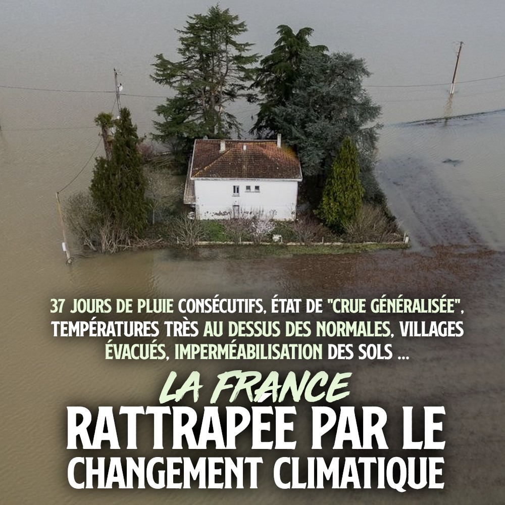 Records de précipitations et crues historiques : La France rattrapée par le changement climatique