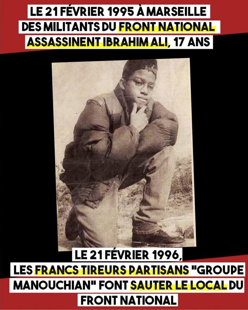 Ibrahim Ali, jeune d'origine nord-africaine assassiné par des néo-nazis