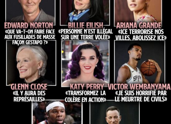 Les stars américaines prennent la parole contre l'ICE et Trump