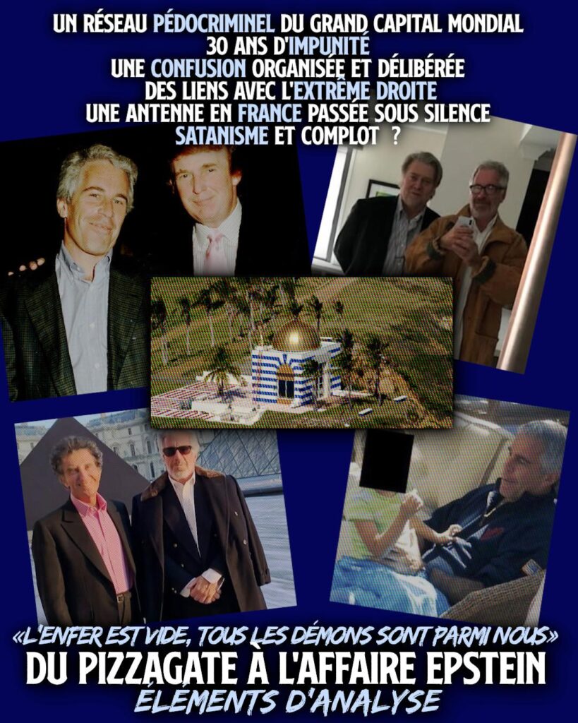 Des photos de Jeffrey Epstein en compagnie des puissants du monde ou un enfant sur les genoux.