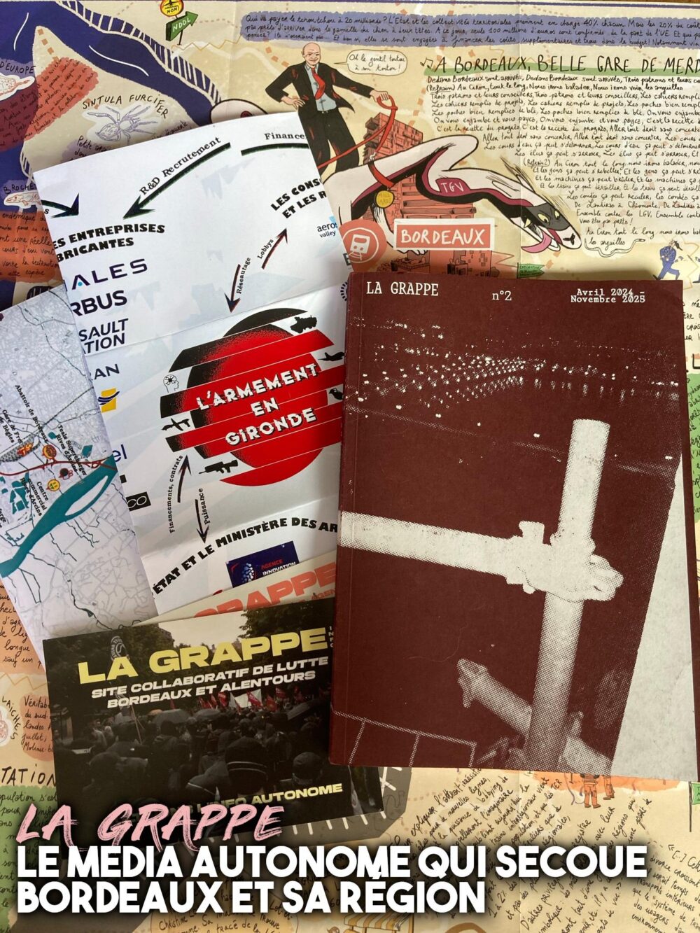 Le deuxième numéro de La Grappe vient de paraître.