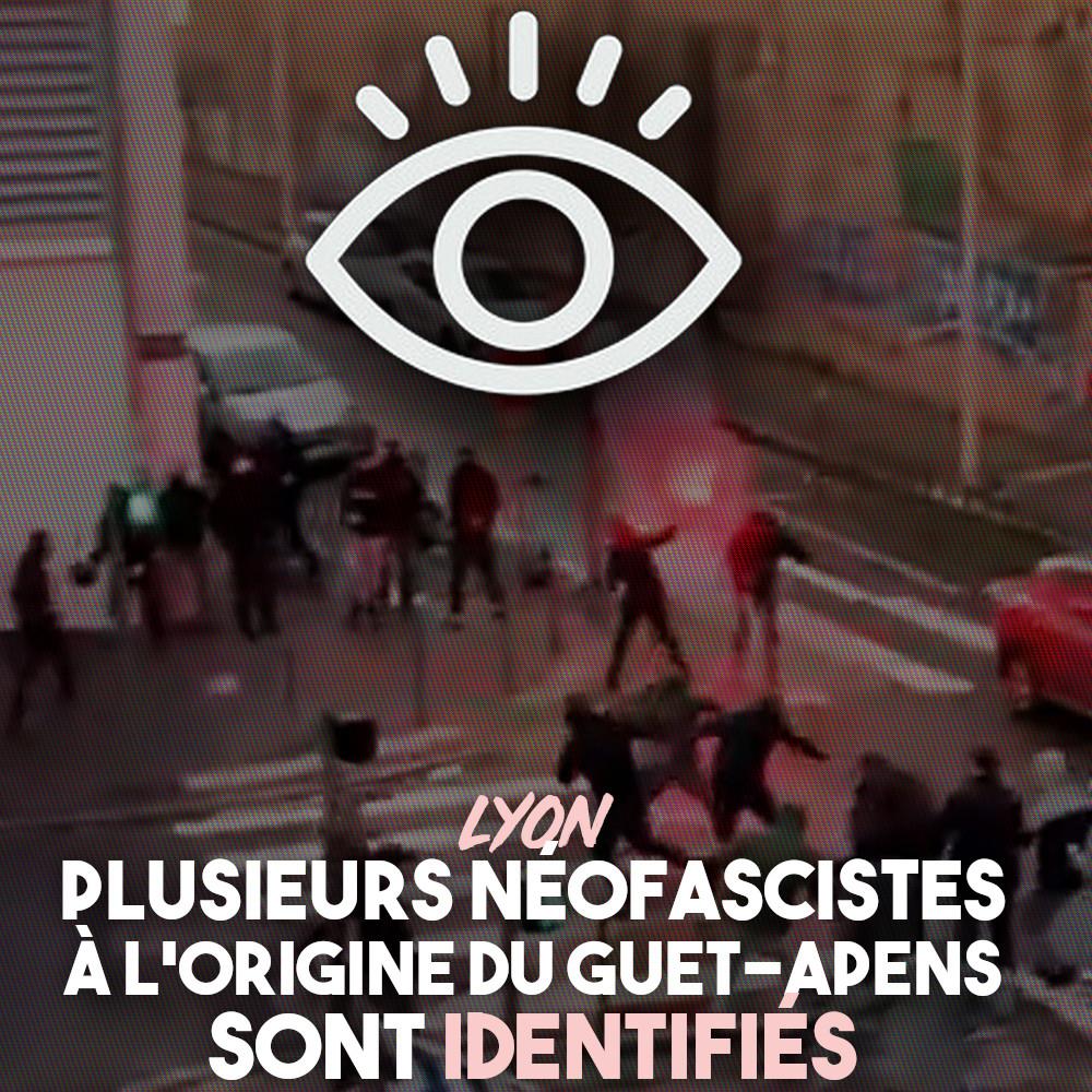 Capture d'écran d'une vidéo de l'agression à Lyon qui a abouti à la mort de Quentin Deranque.