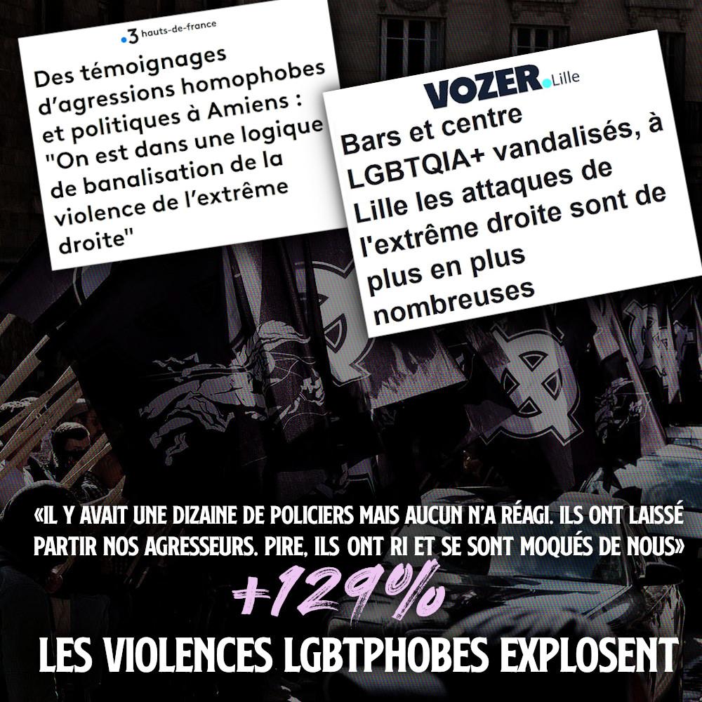 Sur fond de montée de l'extrême droite, les violences LGBTphobes explosent