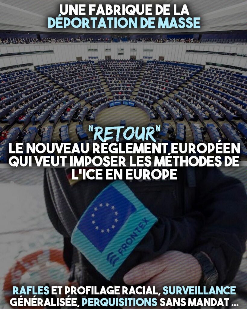Le Parlement Européen, qui votera le réglement "Retour" ce 9 mars.