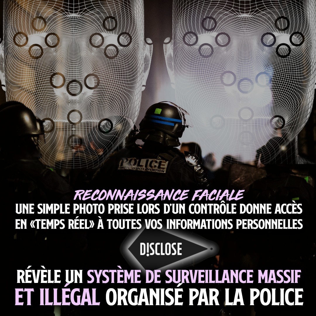 Des policiers qui utilisent la reconnaissance faciale pour mieux réprimer.