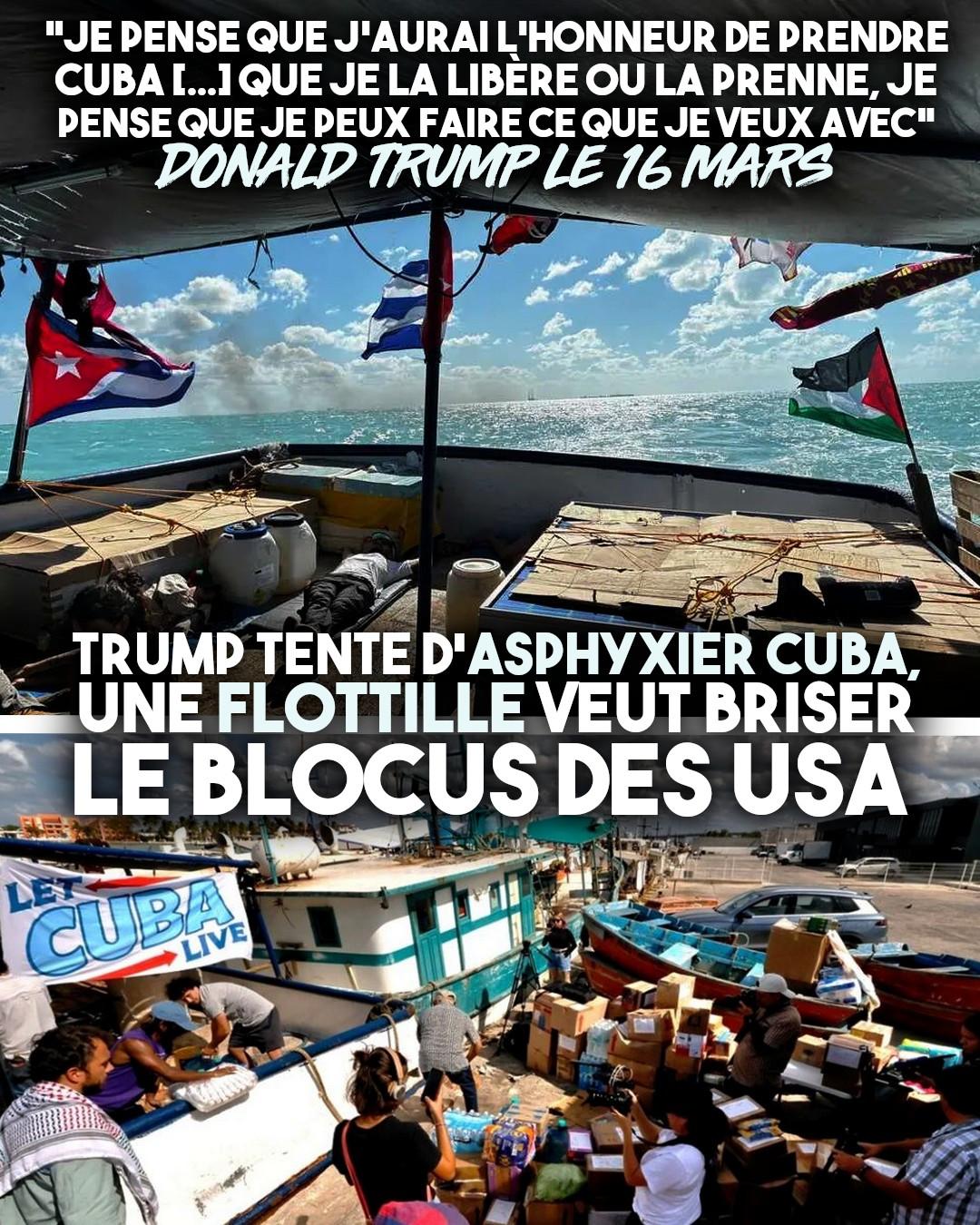 En réponse à l’agressivité des États-Unis envers Cuba, le débarquement d'une flottille est prévu pour ce samedi 21 mars à Cuba.