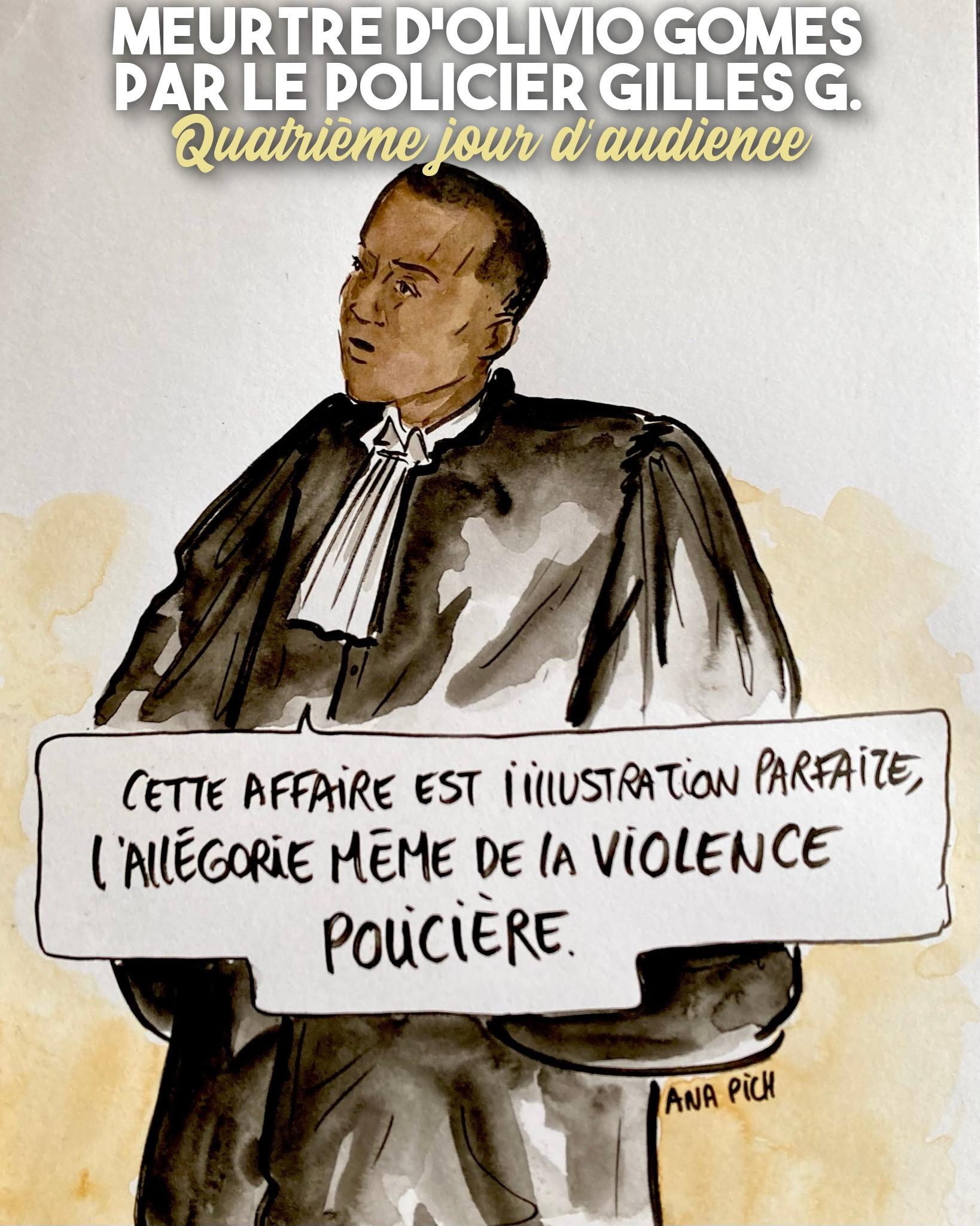 «Vous crachez à la figure de la famille d’Olivio Gomes en ayant organisé votre défense de manière insupportable»