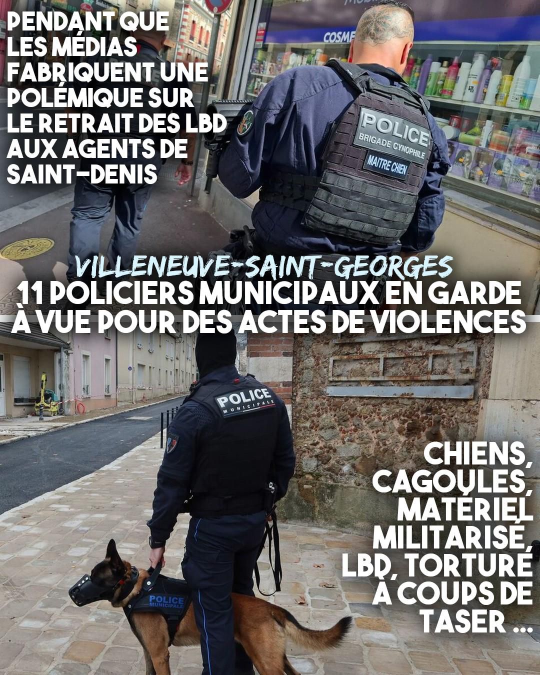 Villeneuve-Saint-Georges : 11 policiers municipaux en garde à vue pour des faits de violences