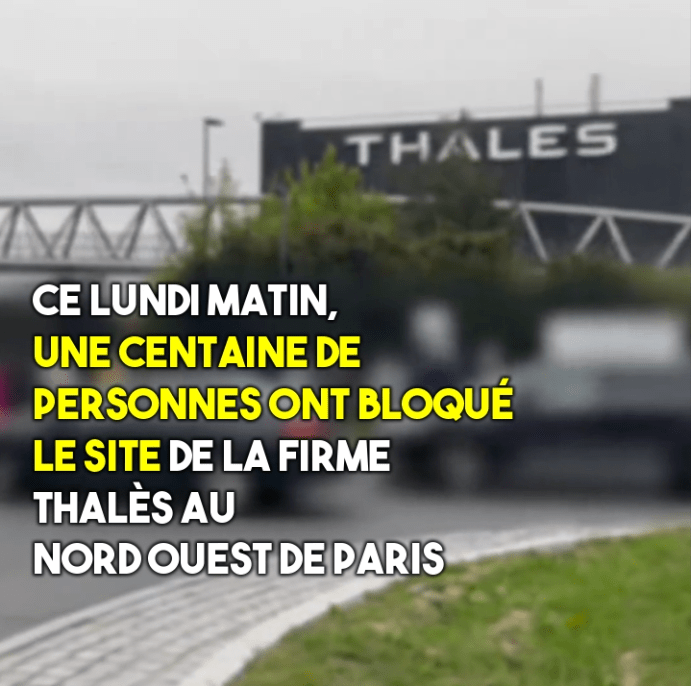 L'usine de Thalès à Gennevilliers a été bousculée par surprise.