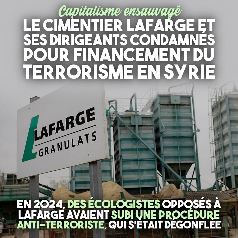 Une usine de granulats de Lafarge, dont les profits ont permis de financer Daesh