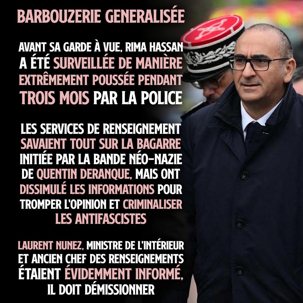 Laurent Nunez, le ministre de l'Intérieur qui organise les pires barbouzeries.