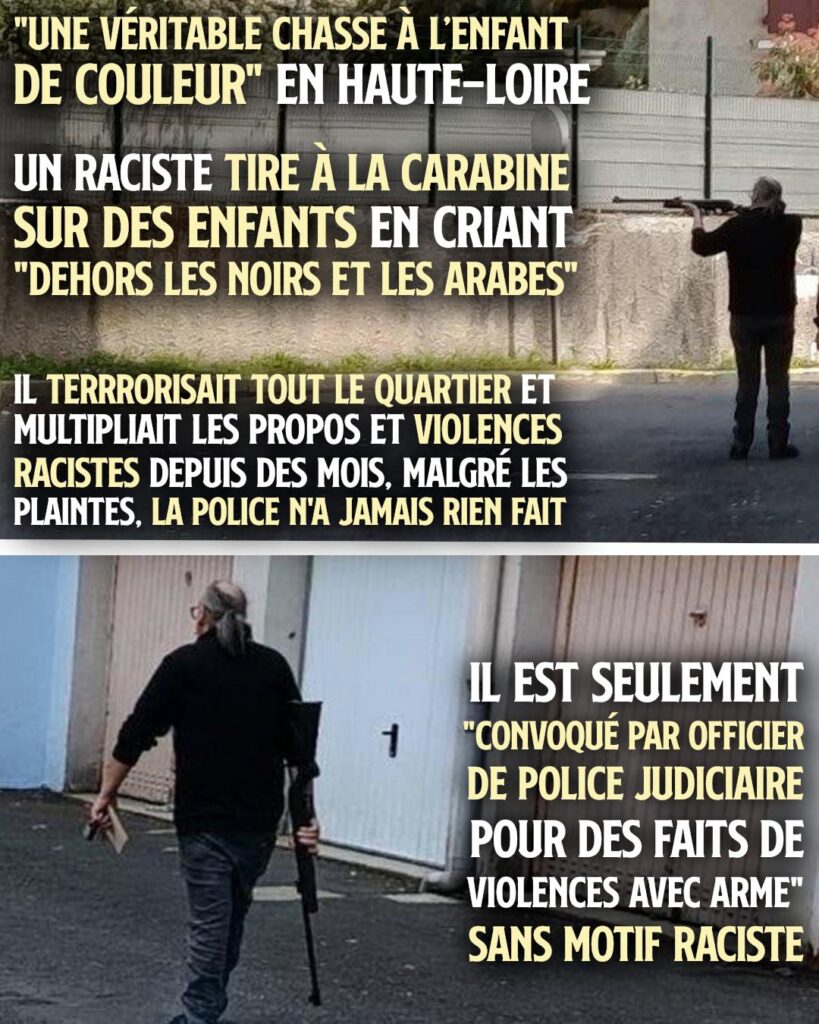 Deux photographies du raciste ayant tiré sur des enfants à Espaly-Saint-Marcel