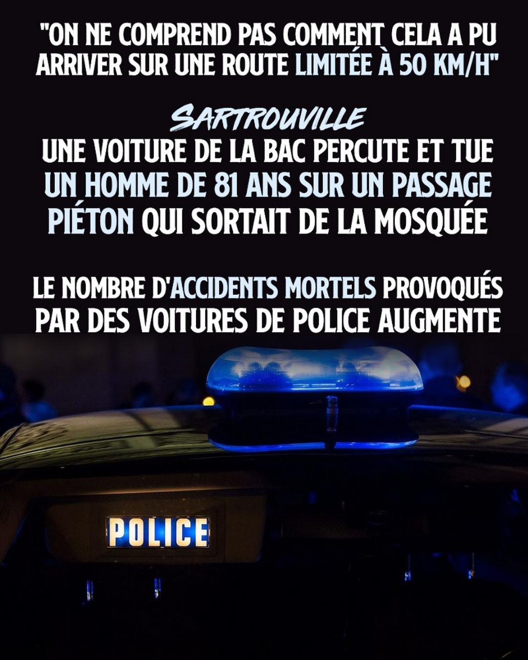Des gyrophares, sensés prévenir l'arrivée d'une voiture de police. Mais les chauffards renversent tout de même régulièrement des gens, parfois volontairement.