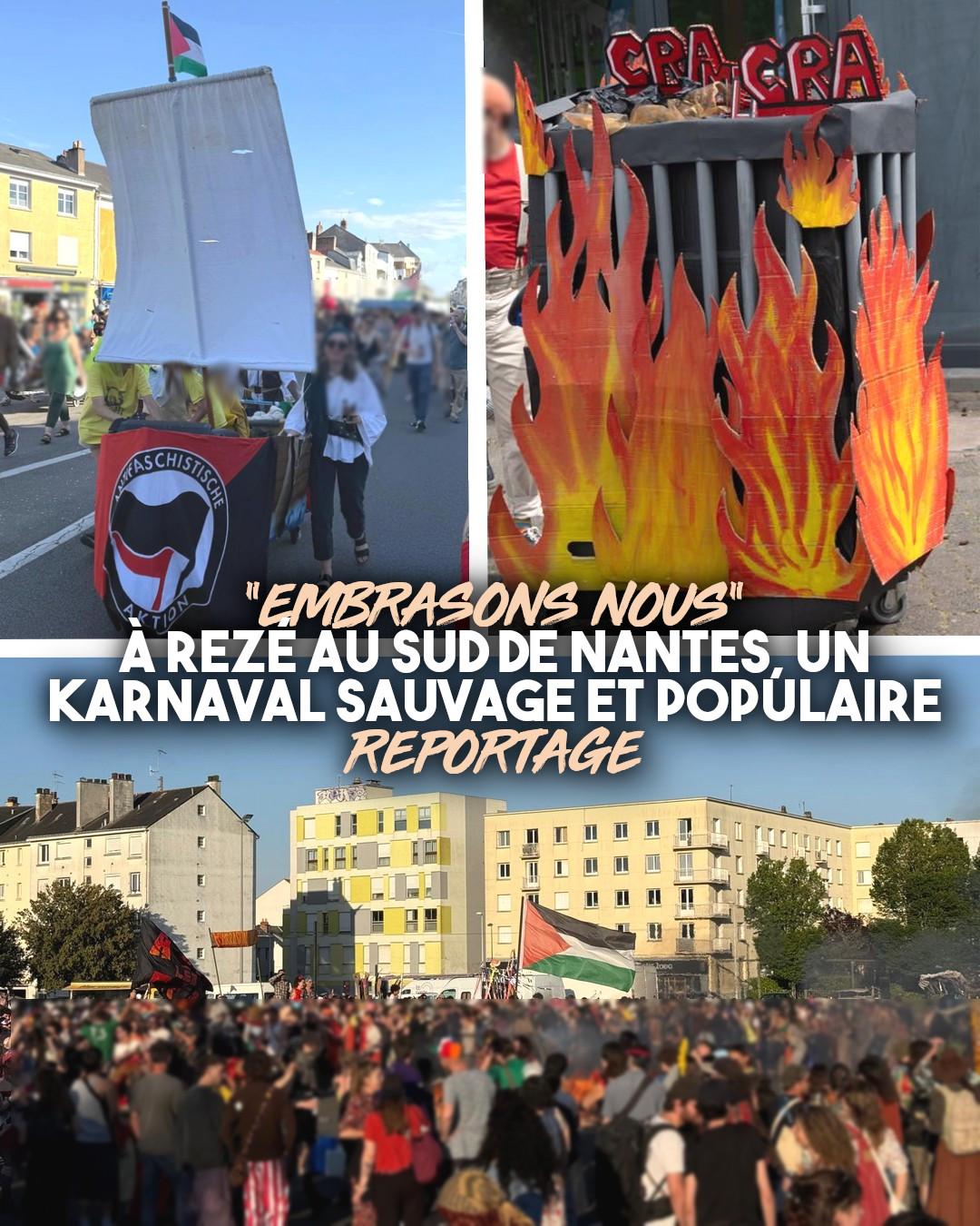 Des chars, banderoles et drapeaux pour le Karnaval populaire de Rezé