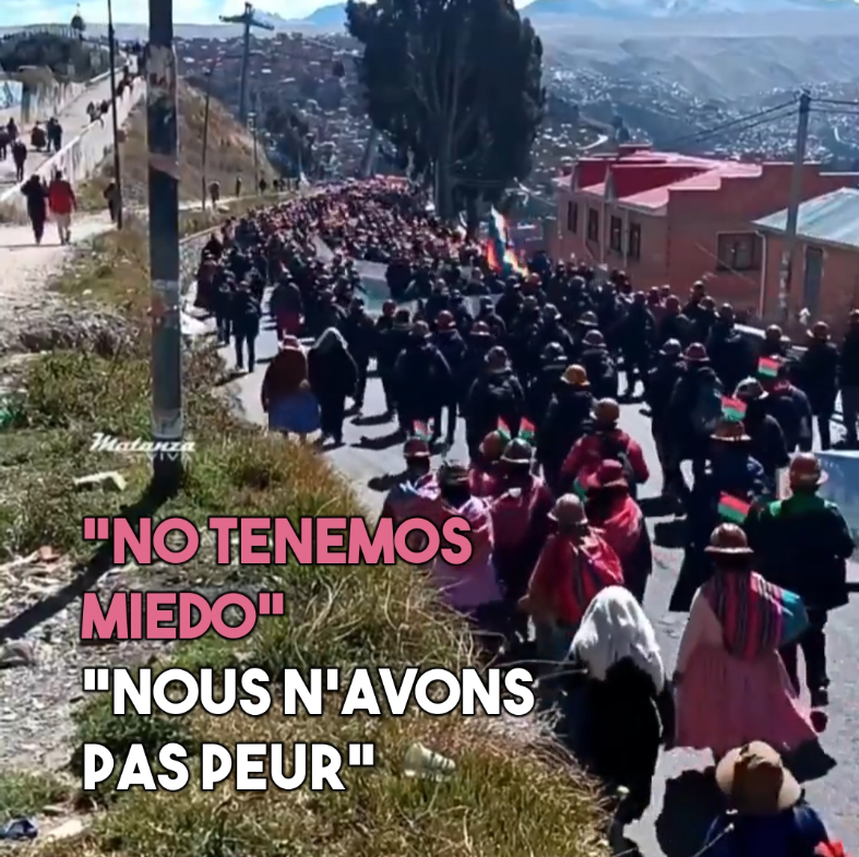 En Bolivie le peuple veut la tête du régime