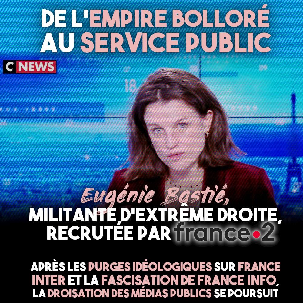 Eugénie Bastié, une militante fasciste à la télé