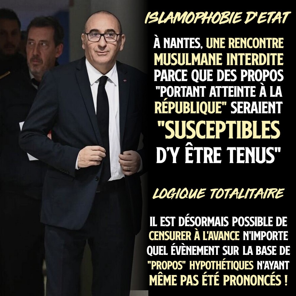 Laurent Nunez, un fasciste qui se cache derrière la République pour discriminer les musulmans.