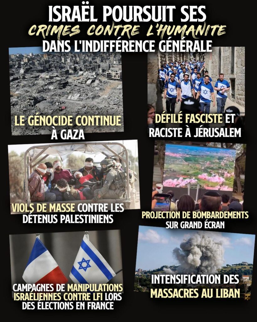 À Gaza, le génocide se poursuit à l'abri des regard. Quelques images du massacre organisé par l'État d'Israël.