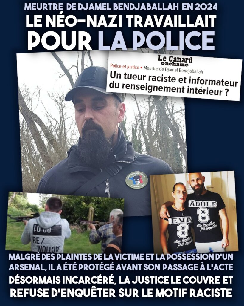Jérôme Décofour, le meurtrier raciste et néo-nazi de Djamel Bendjaballah.