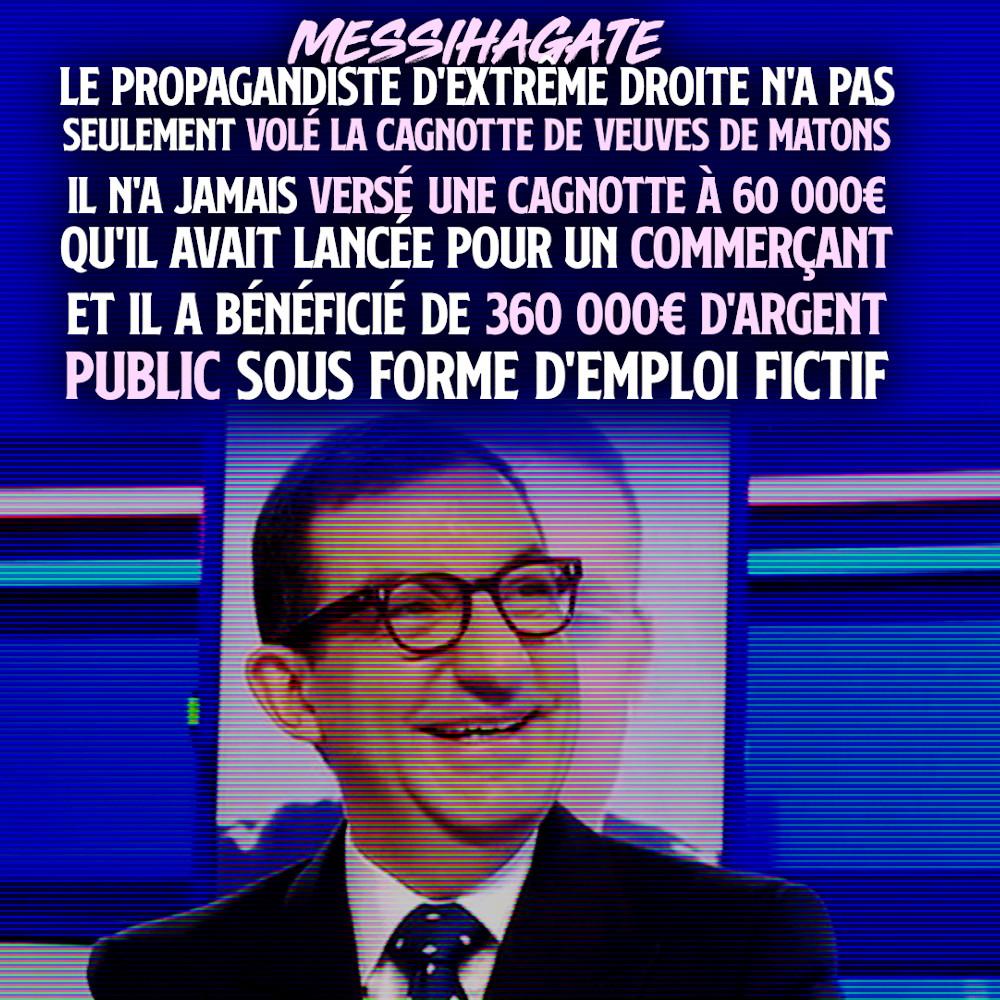 Jean Messiha, un escroc pilleur de cagnottes qui peut avoir le sourire.