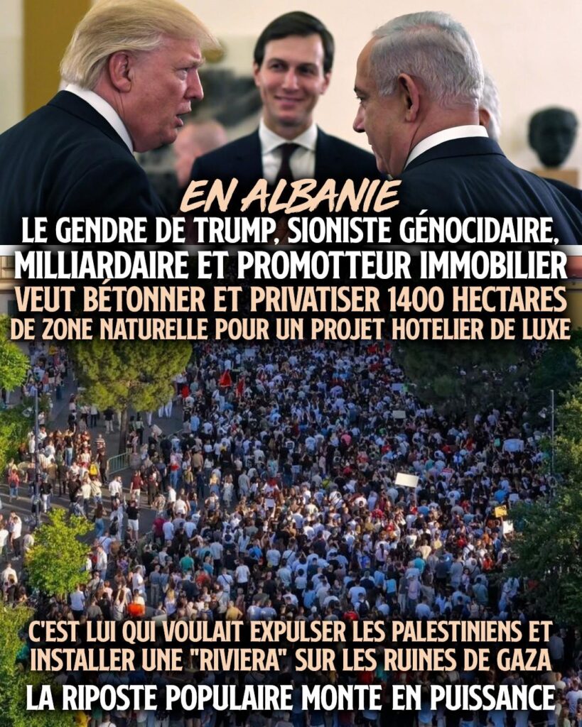En Albanie, le clan Trump veut bétonner une zone naturelle pour le tourisme de luxe, la contestation monte en puissance.