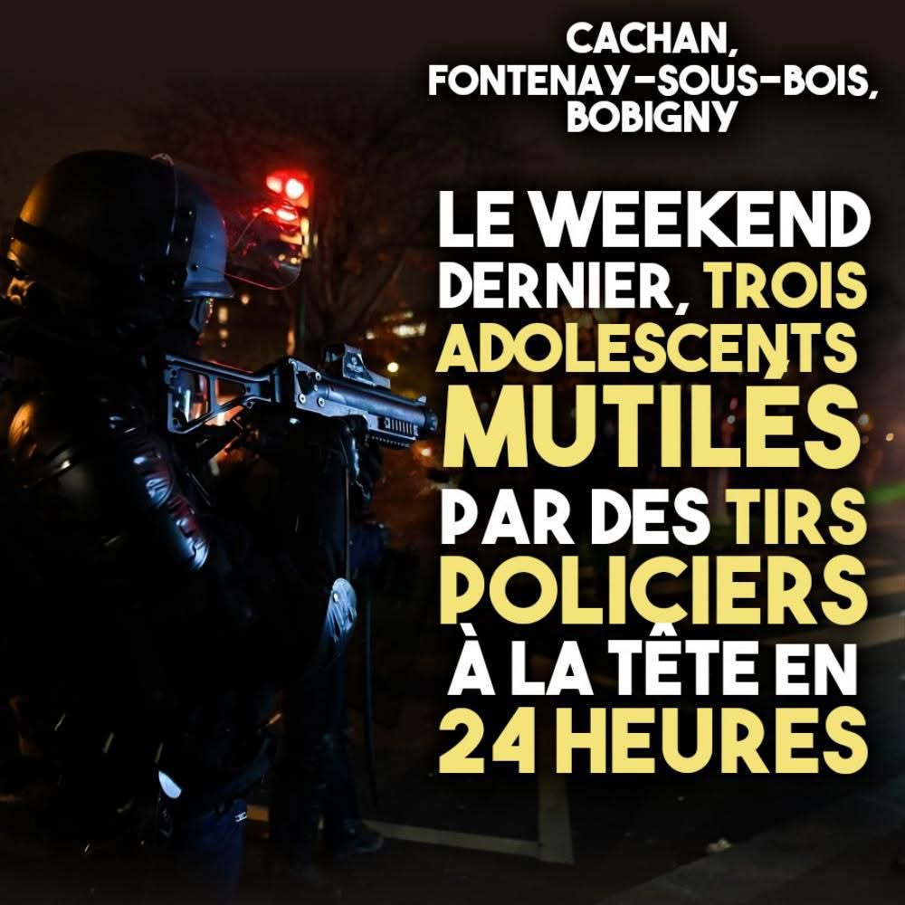 La police a mutilé au moins trois mineurs en 24h après la victoire du PSG