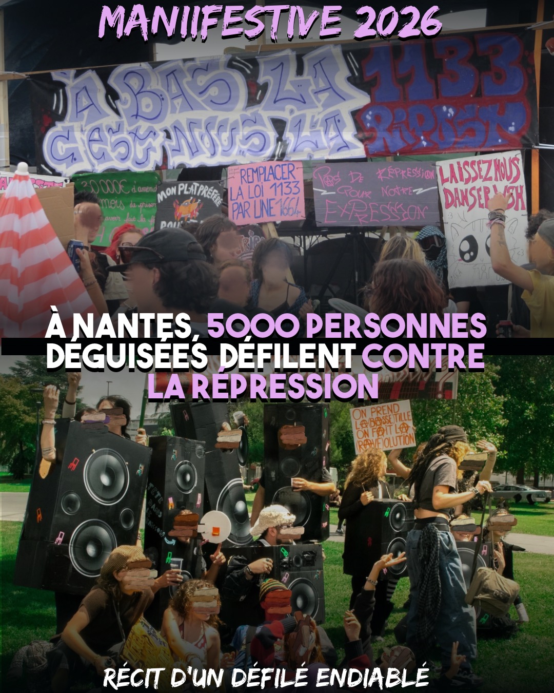Nantes, récit d&rsquo;une manifestive endiablée