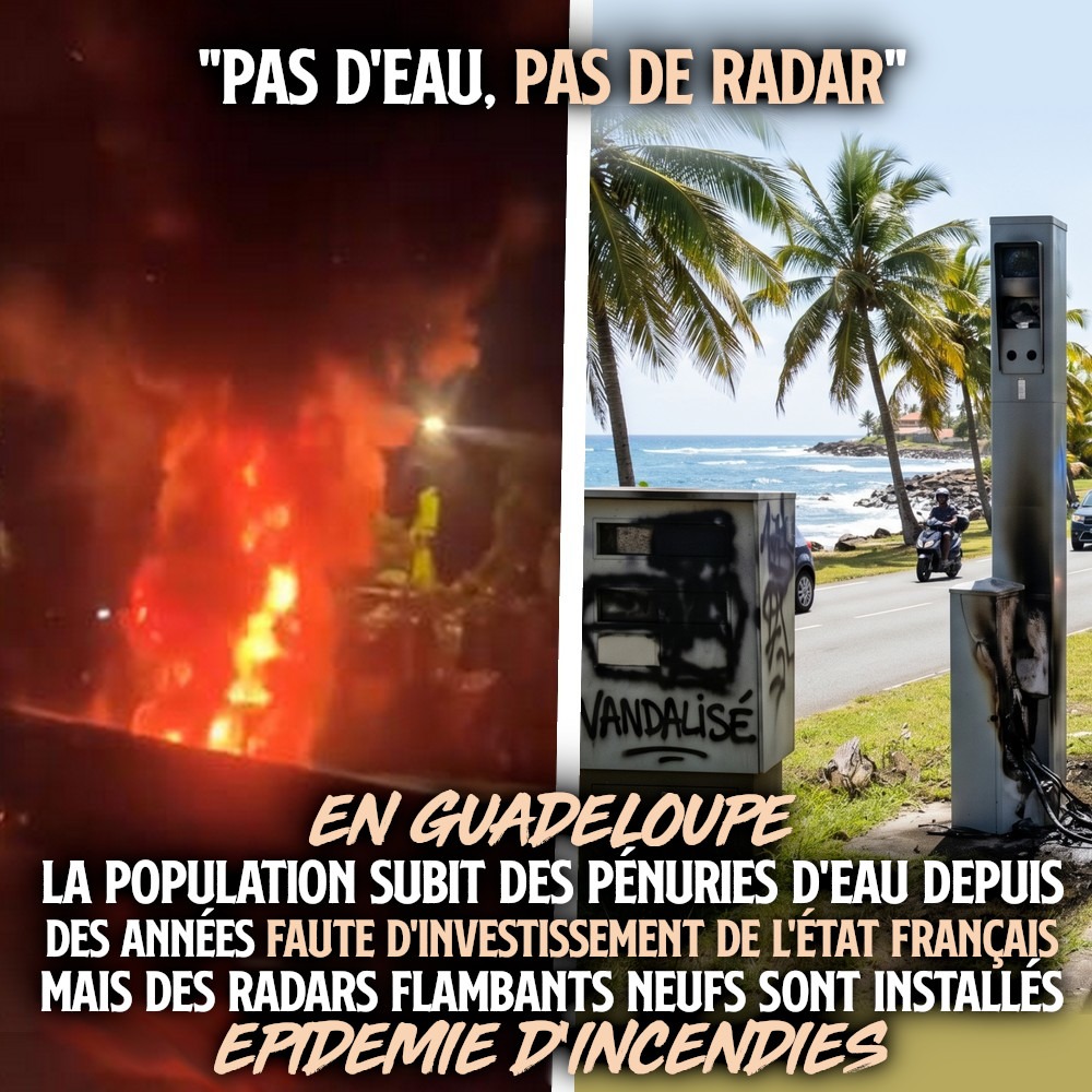 En Guadeloupe, l&rsquo;État préfère des radars à l&rsquo;eau potable