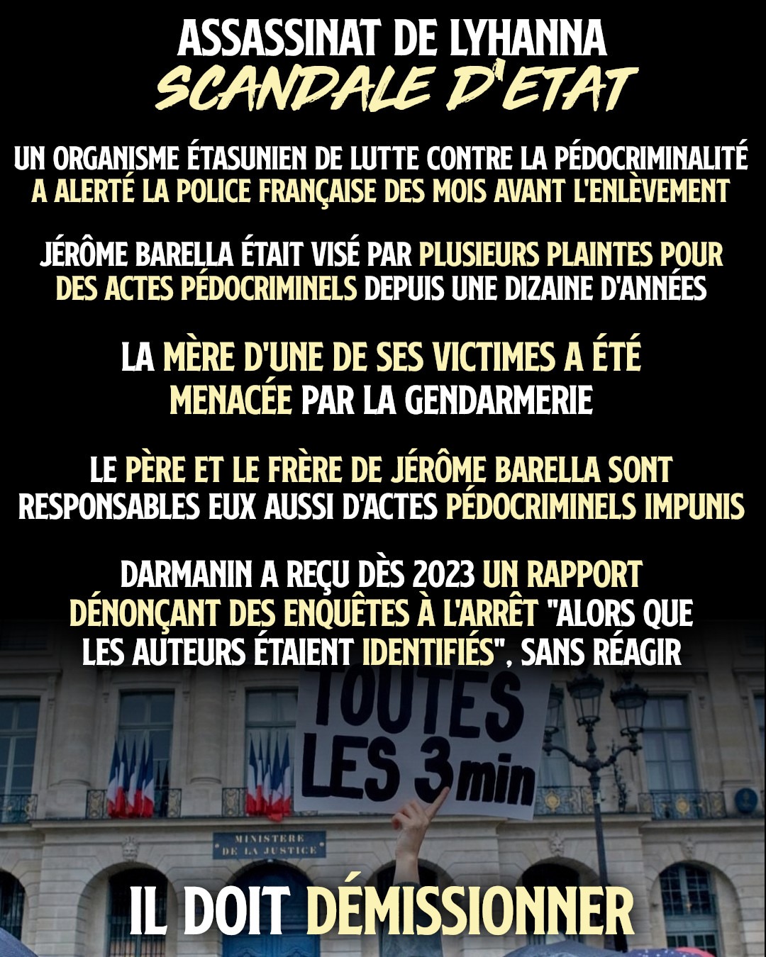 L'affaire de l'assassinat de Lyhanna : un véritable scandale d'État
