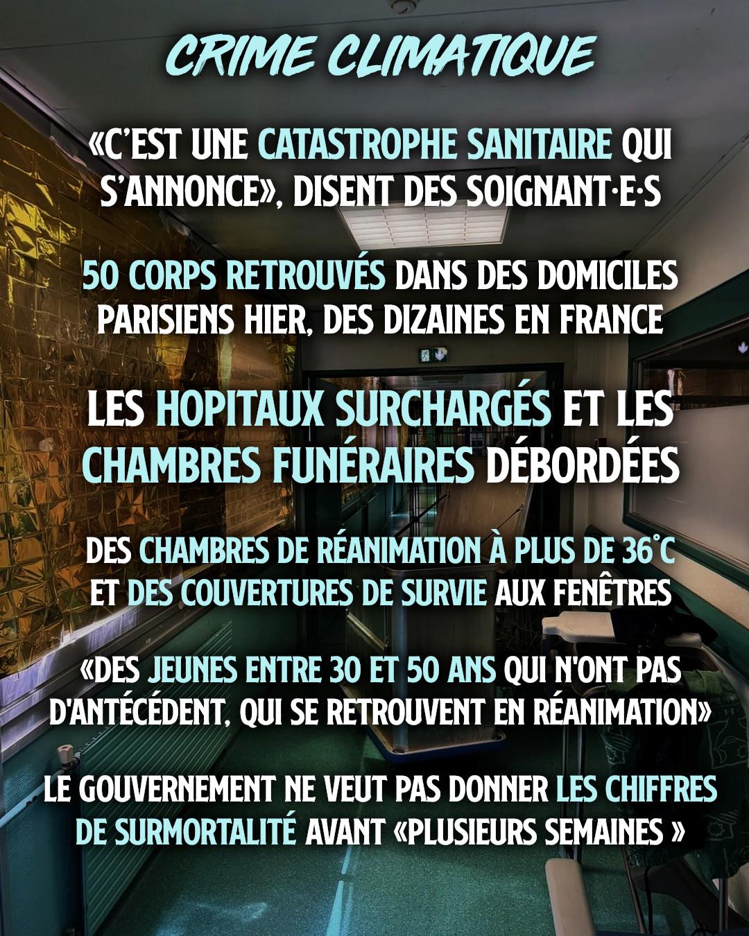 Crime climatique, complicité gouvernementale