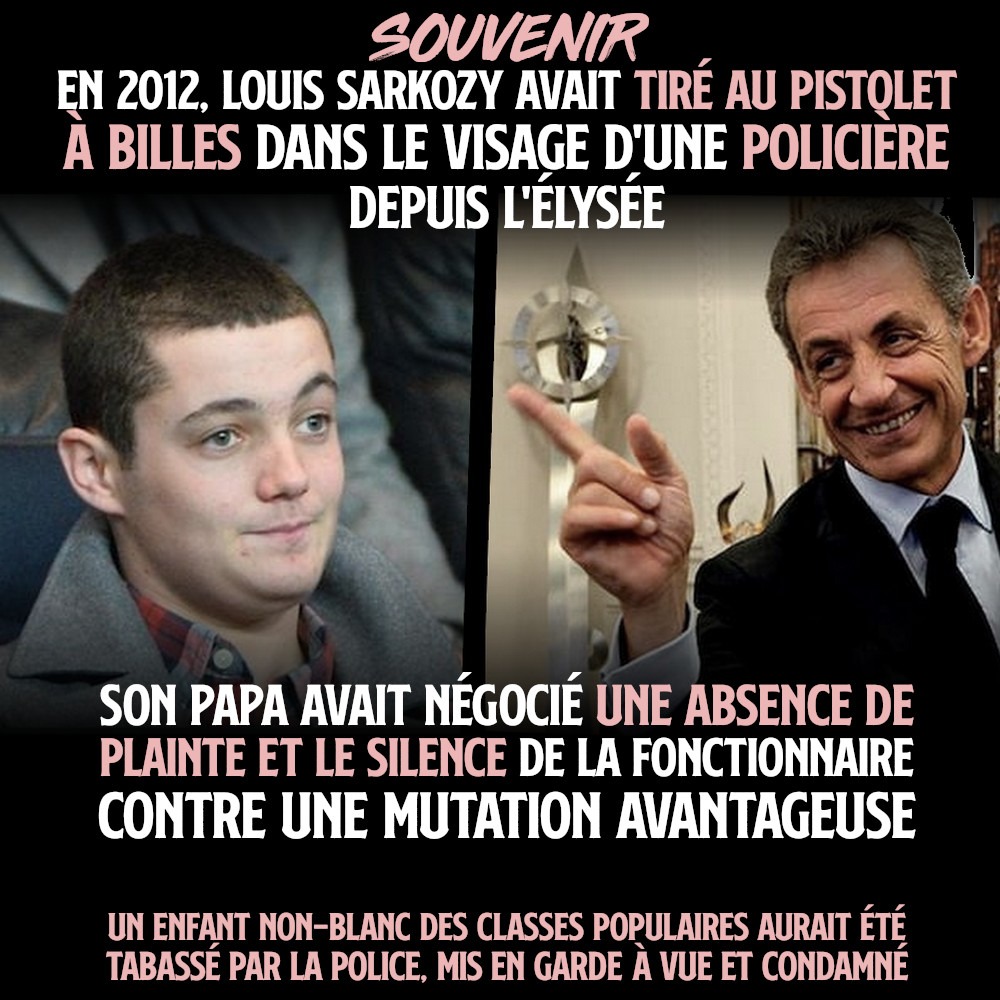 Louis Sarkozy, adolescent, ne prenait pas encore de testostérone mais il cultivait déjà son sentiment d'impunité.