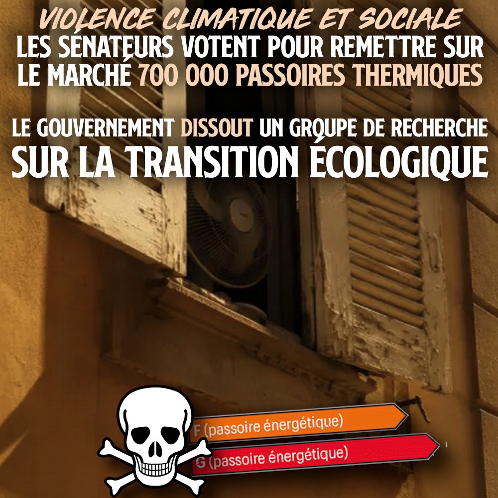 Un ventilateur tente d'évacuer la chaleur d'une bouilloire thermique