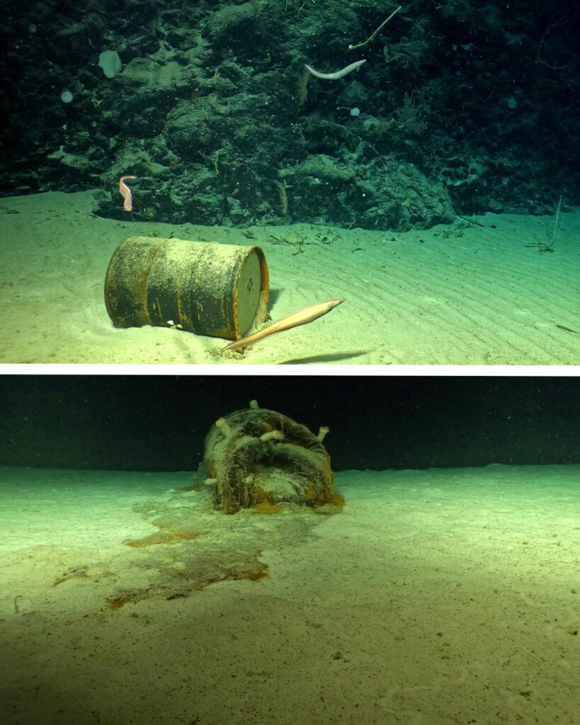 Des barils de déchets nucléaires au fond de l'océan Atlantique