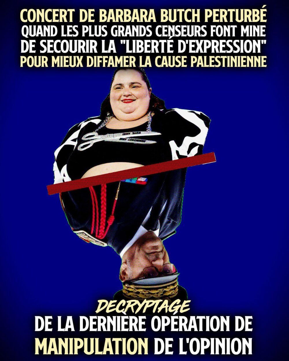 La DJ Barbara Butch et le ministre Laurent Nunez : les deux faces d'une même pièce qui lutte contre la Palestine