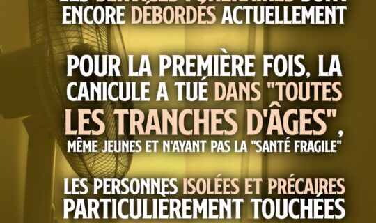 Pour la première fois, la chaleur a tué dans «toutes les tranches d'âge», l'isolement et la pauvreté facteurs de surmortalité