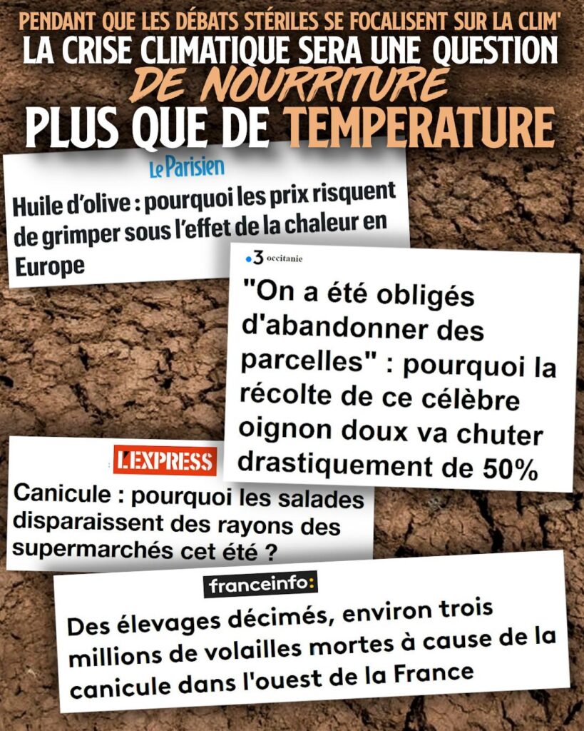 Une terre sèche comme de la pierre : la crise climatique met la nourriture en tension.