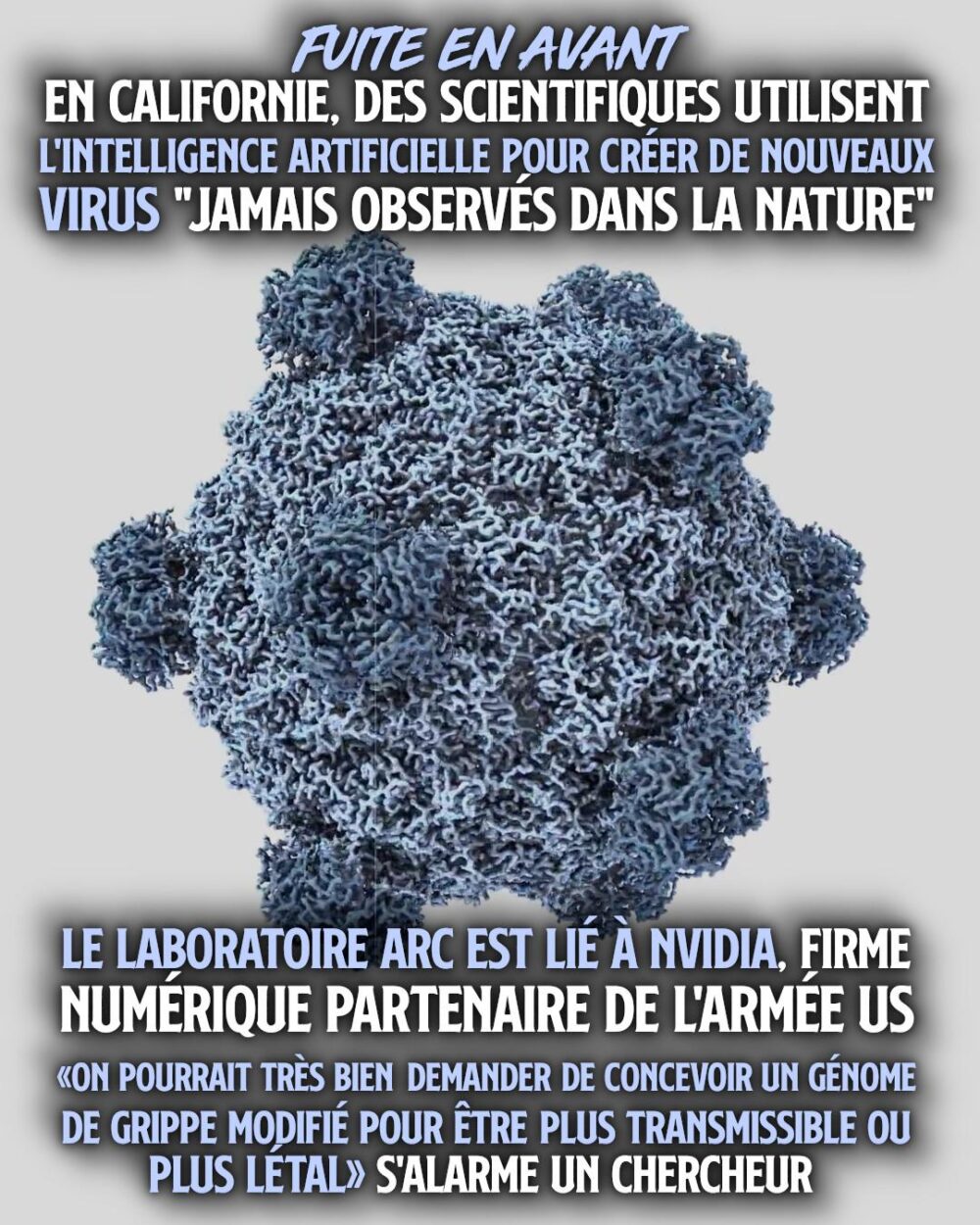 Un modèle de virus créé par IA