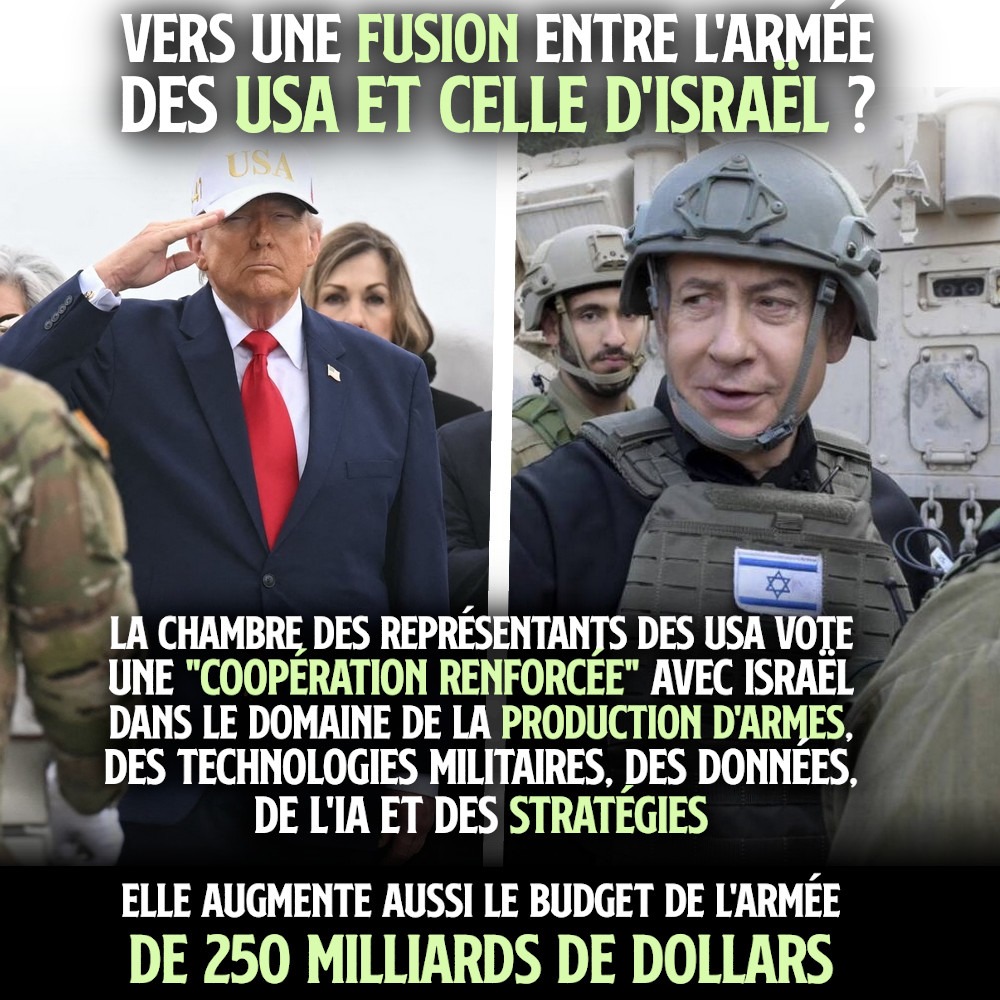 Trump et Netanyahou, deux chefs d'États fascistes dont les armées pourraient bientôt fusionner.