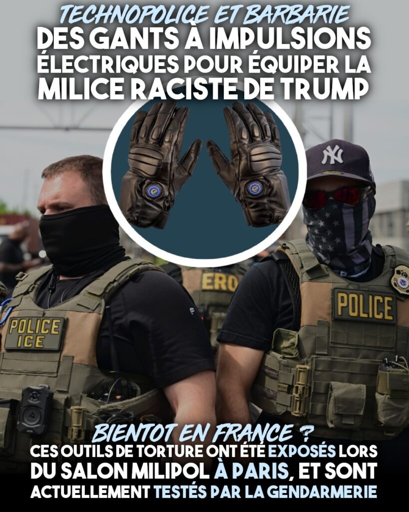 Le nouveau gadget dont vont être équipés les agents de l’ICE s’apparente à un instrument de torture et pave la voie à un futur déploiement en France