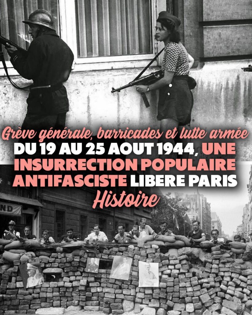Pistolet mitrailleur à la main, le peuple de Paris se soulève contre l'occupation nazie en août 1944